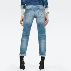 Kate Boyfriend Wmn light indigo aged