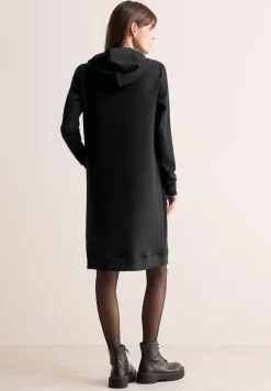 Kleid mit Kapuze black