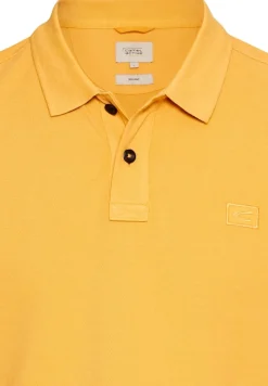 Kurzarm Poloshirt aus Baumwolle sunflower