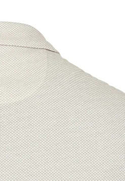 Kurzarm Poloshirt aus reiner Baumwolle ecru