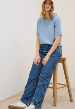 Kurzarmsweatshirt mountain blue