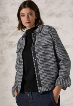 Kurze Jaquard Jacke black