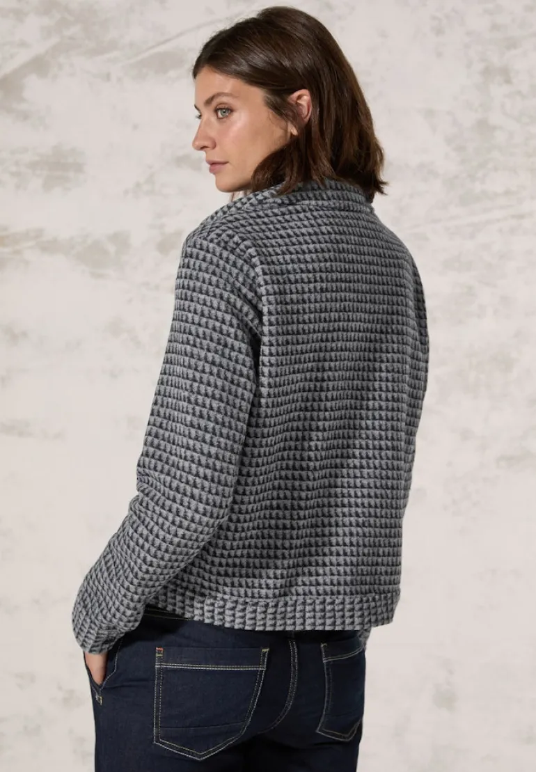 Kurze Jaquard Jacke black