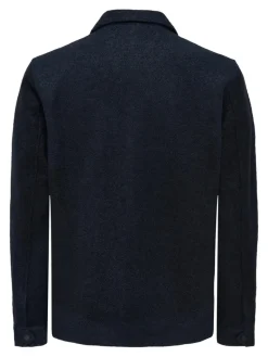 Kurze Wolljacke Dex dark navy