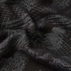 Lace aop loose r sw wmn dk black lace wave