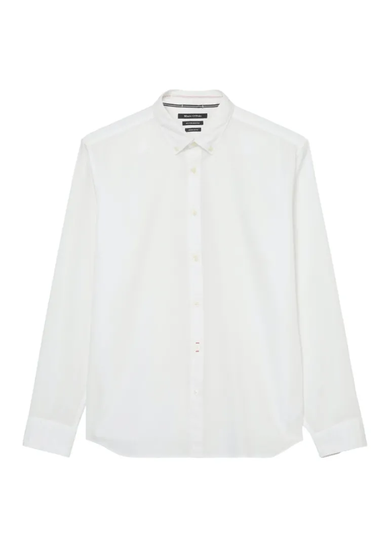 Langarm-Hemd regular white