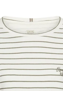 Langarmshirt aus reiner Baumwolle milk white- shadow k