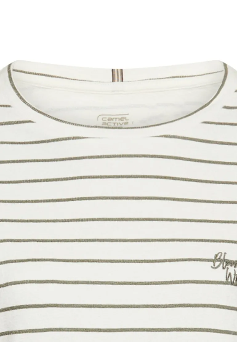 Langarmshirt aus reiner Baumwolle milk white- shadow k