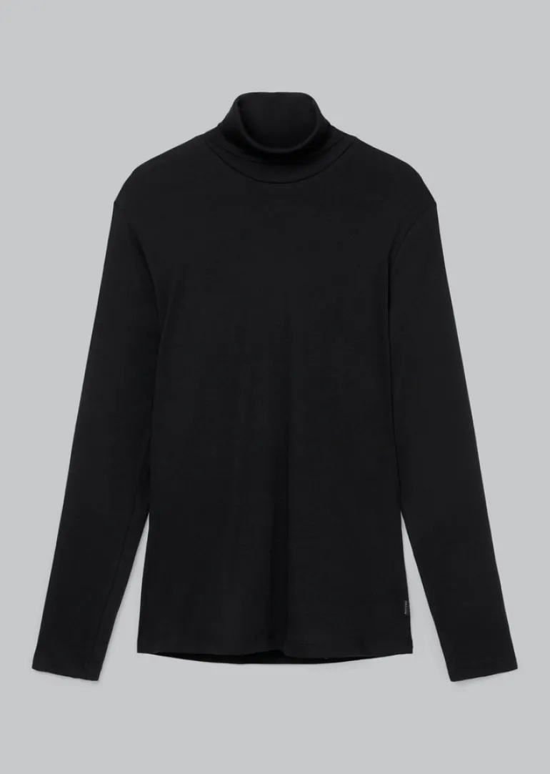 Langarm-Shirt black