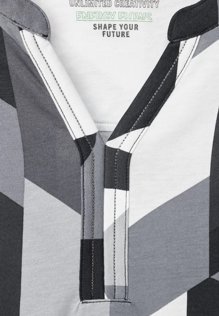 Langarmshirt mit Grafikprint black