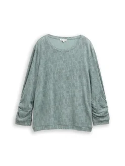 Langarmshirt mit Print irregular moss cosy print