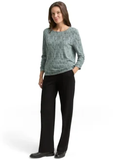 Langarmshirt mit Print irregular moss cosy print