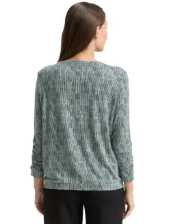 Langarmshirt mit Print irregular moss cosy print
