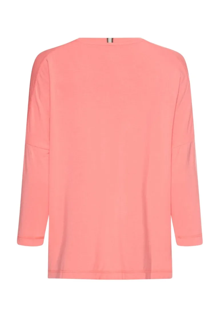 Langarmshirt mit Rundhalsausschnitt winter berry