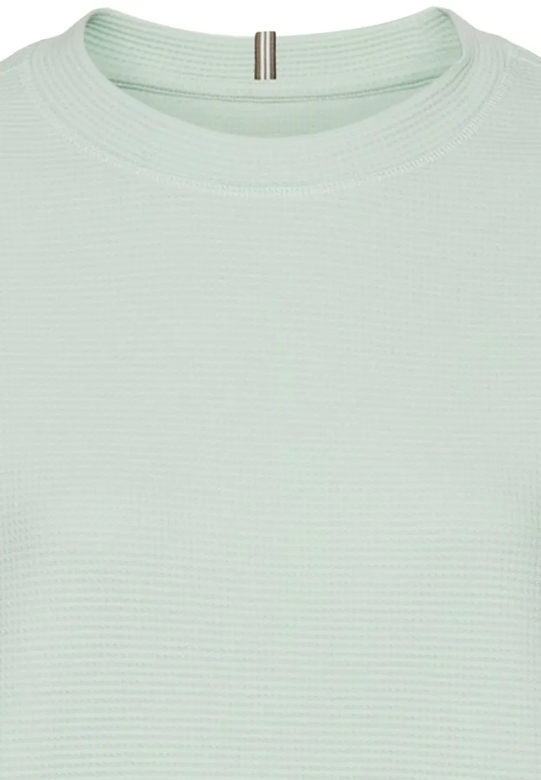 Langarm Sweatshirt aus reiner Baumwolle light peppermint