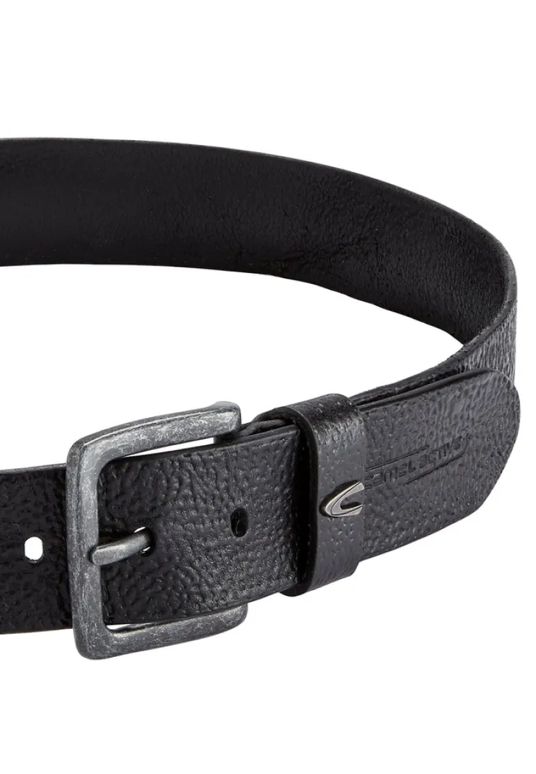 Ledergürtel black