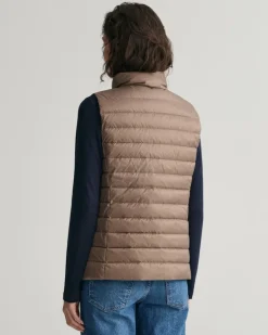 Leichte Daunenweste desert brown
