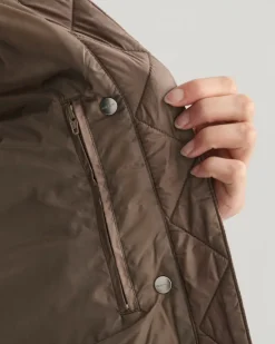 Leichte Daunenweste desert brown