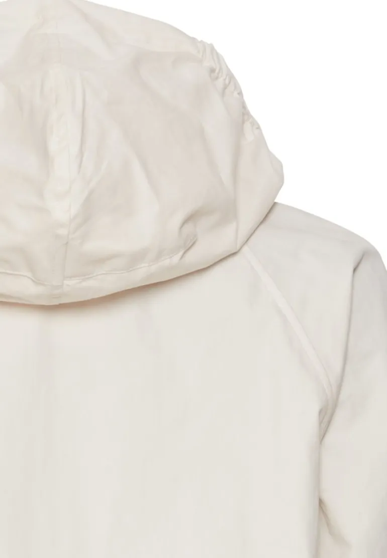 Leichte Jacke mit verstaubarer Kapuze pearl