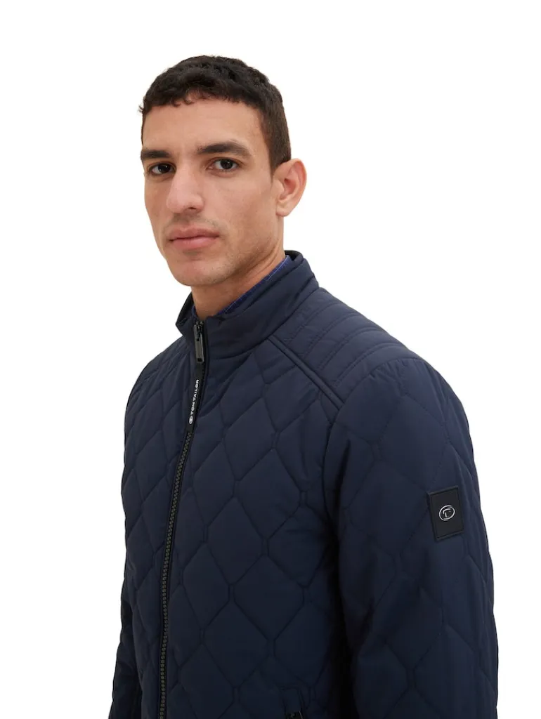 Leichte Jacke mit Waffeloptik sky captain blue