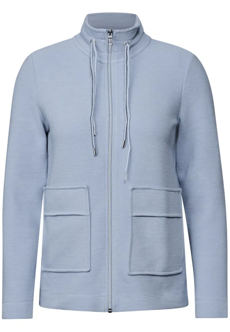 Leichte Ottoman Jacke mountain blue