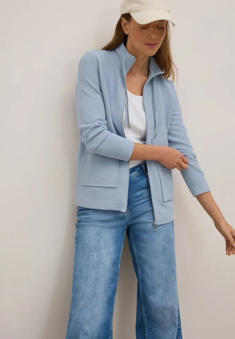 Leichte Ottoman Jacke mountain blue