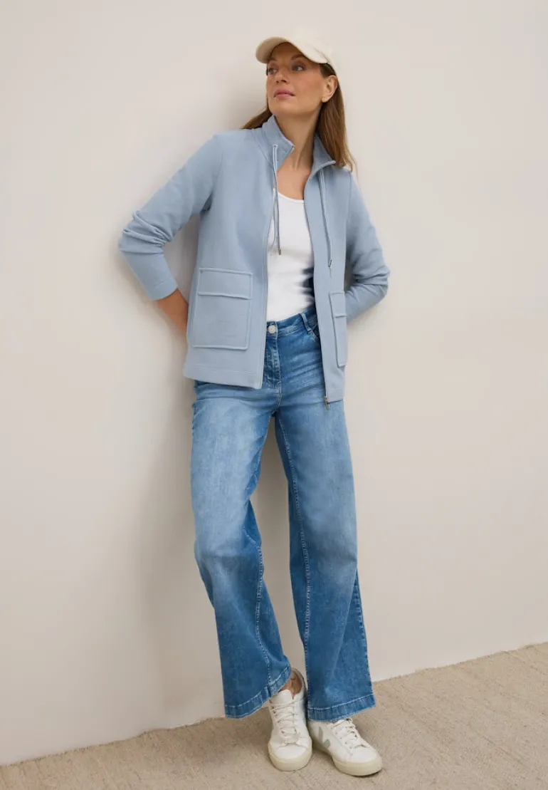 Leichte Ottoman Jacke mountain blue