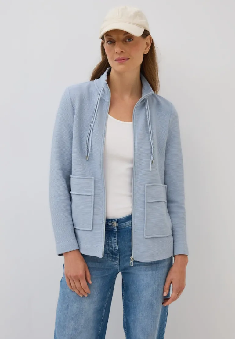 Leichte Ottoman Jacke mountain blue