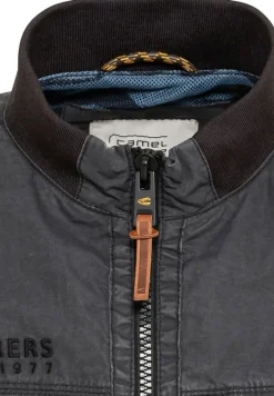 Leichter Blouson aus Baumwolle im Washed Look asphalt