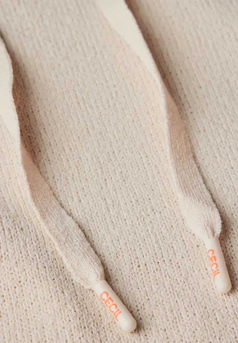 Leichter Hoodie pearl beige