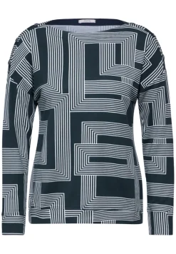 Leichtes Sweatshirt deep petrol