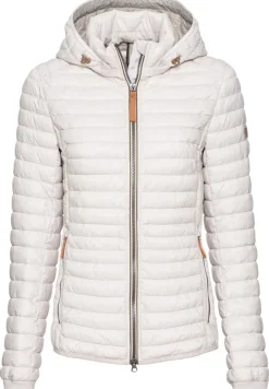 Leichte Steppjacke aus recyceltem Polyamid pearl