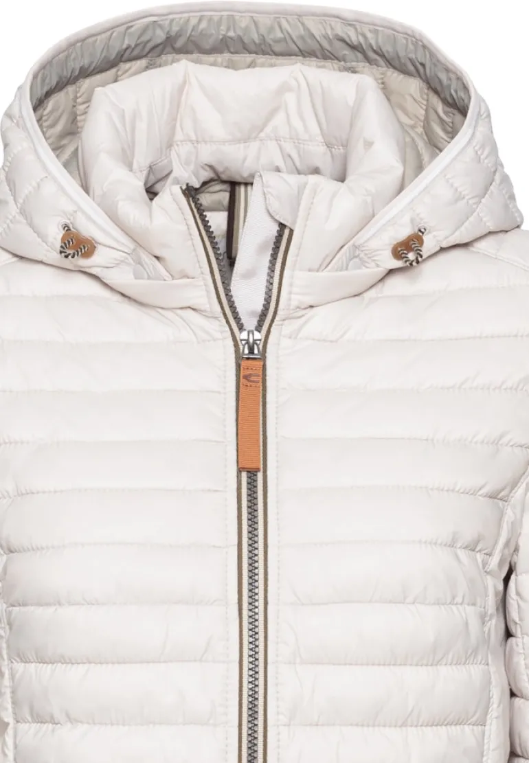 Leichte Steppjacke aus recyceltem Polyamid pearl