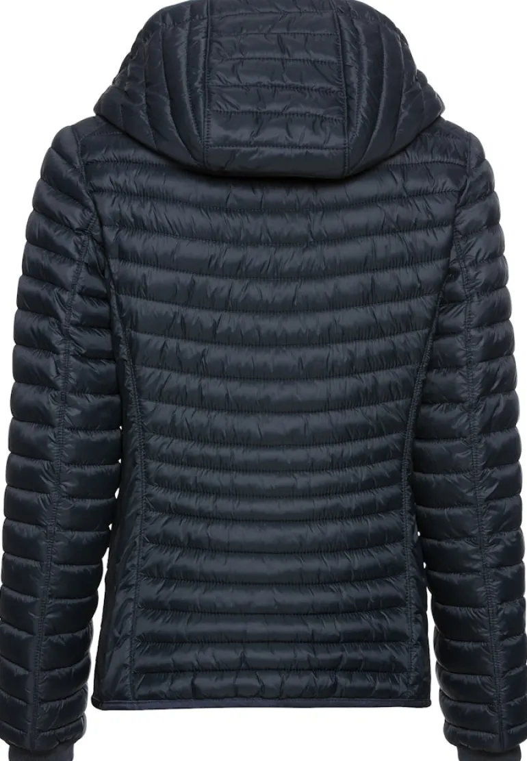 Leichte Steppjacke aus recyceltem Polyamid navy