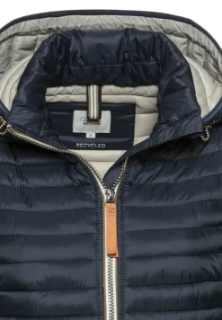 Leichte Steppjacke aus recyceltem Polyamid navy