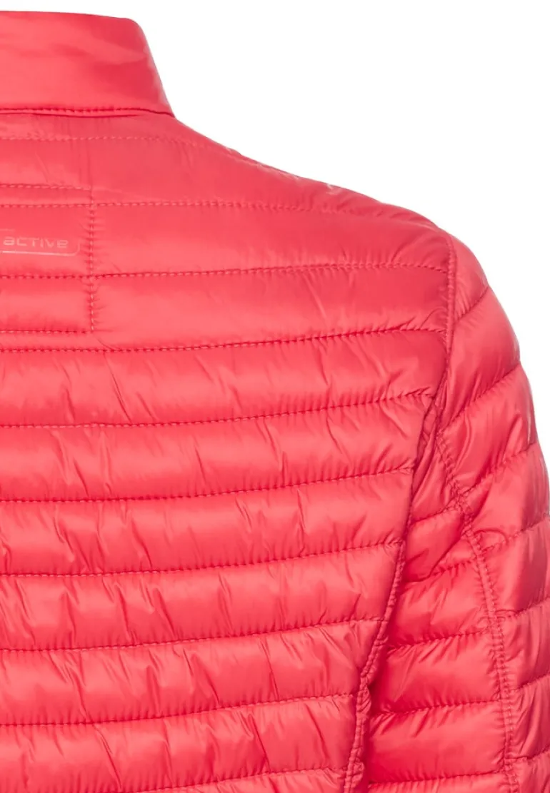 Leichte Steppjacke aus recyceltem Polyamid teaberry