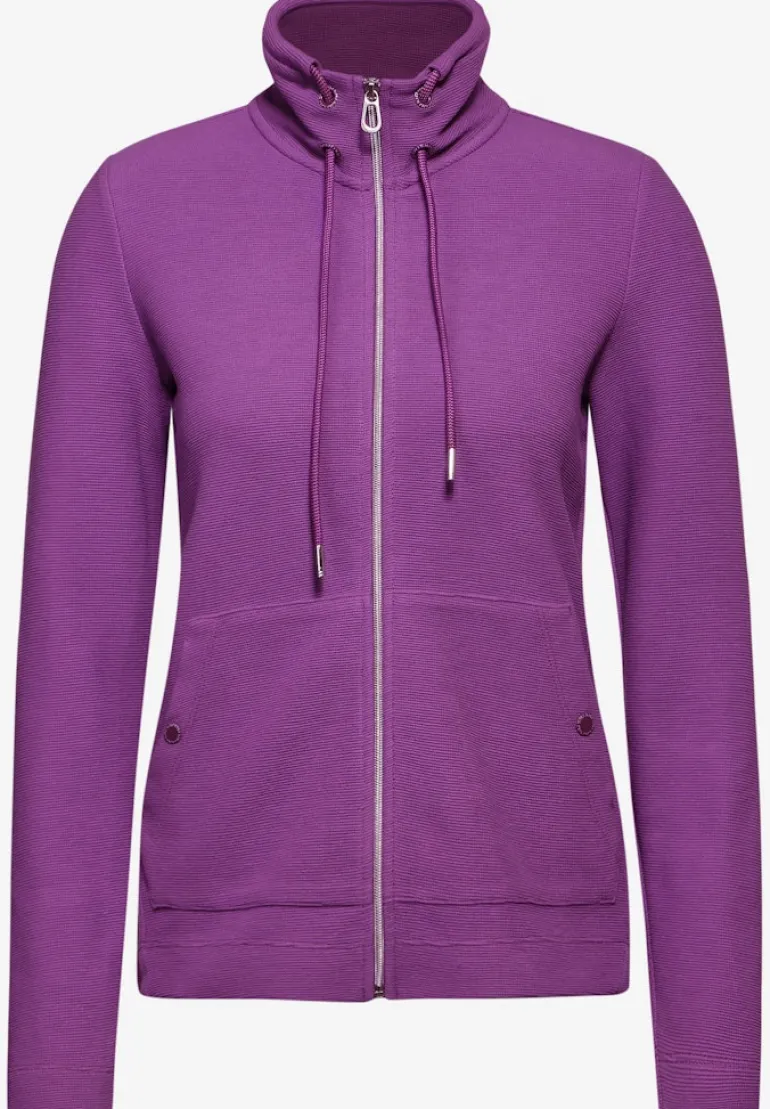 Leichte Sweatjacke iced violet