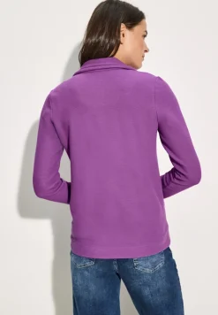 Leichte Sweatjacke iced violet