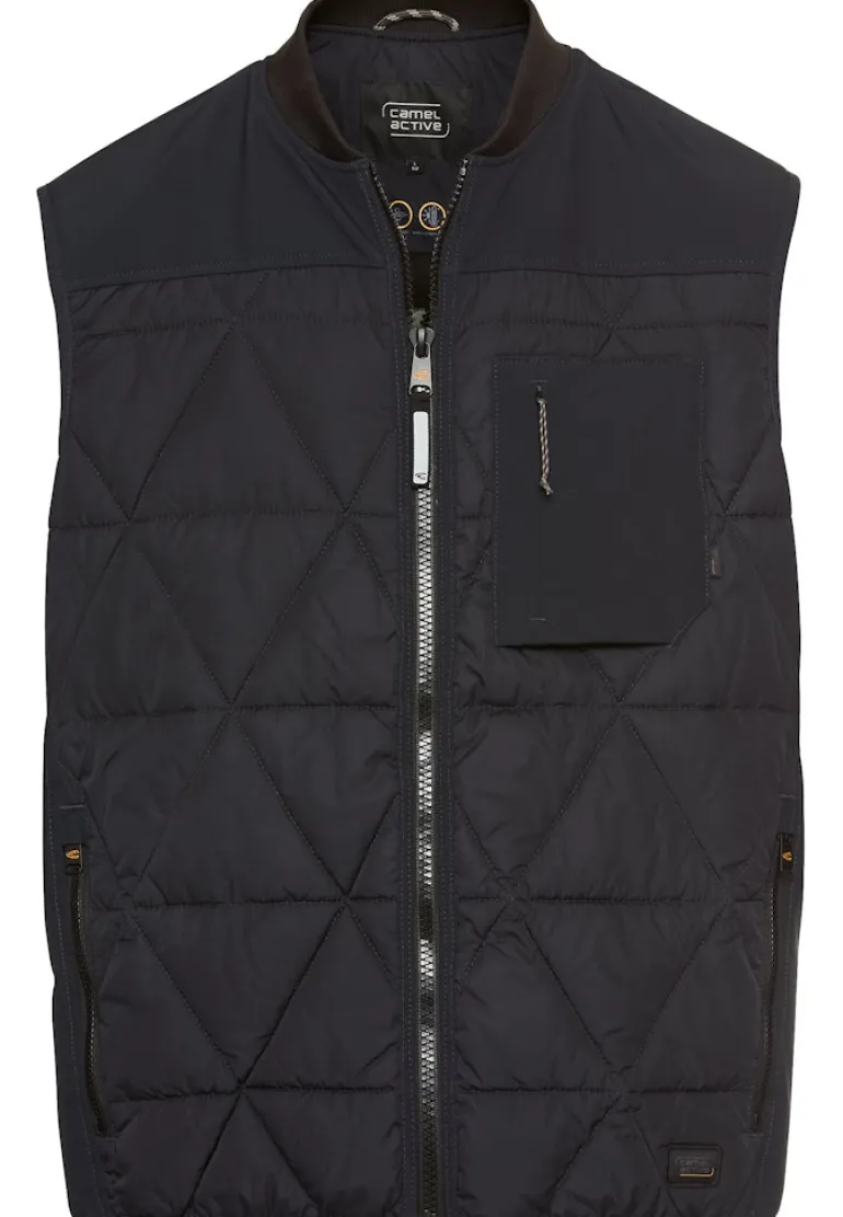 Leichte Weste aus wasserabweisendem Material dark navy