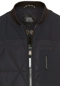 Leichte Weste aus wasserabweisendem Material dark navy