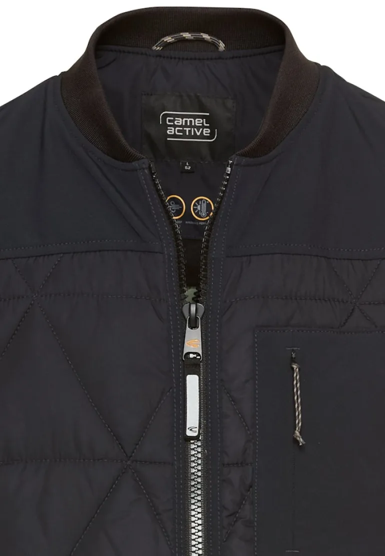 Leichte Weste aus wasserabweisendem Material dark navy
