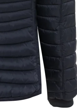 Leicht wattierte Steppjacke aus recyeltem Polyamid navy