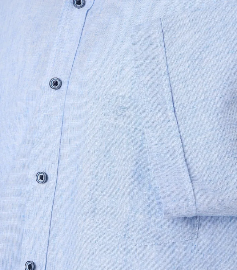 Leinenhemd blau