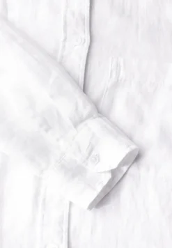 Leinen-Hemdbluse white