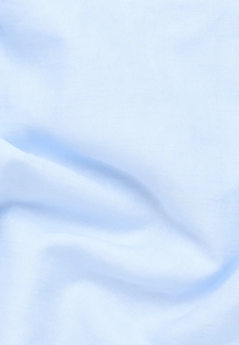 Linen Shirt Twill Langarm himmelblau