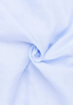 Linen Shirt Twill Langarm pastellblau