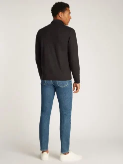 LIQUID TOUCH LS ROLL NECK ck black