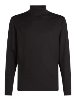 LIQUID TOUCH LS ROLL NECK ck black