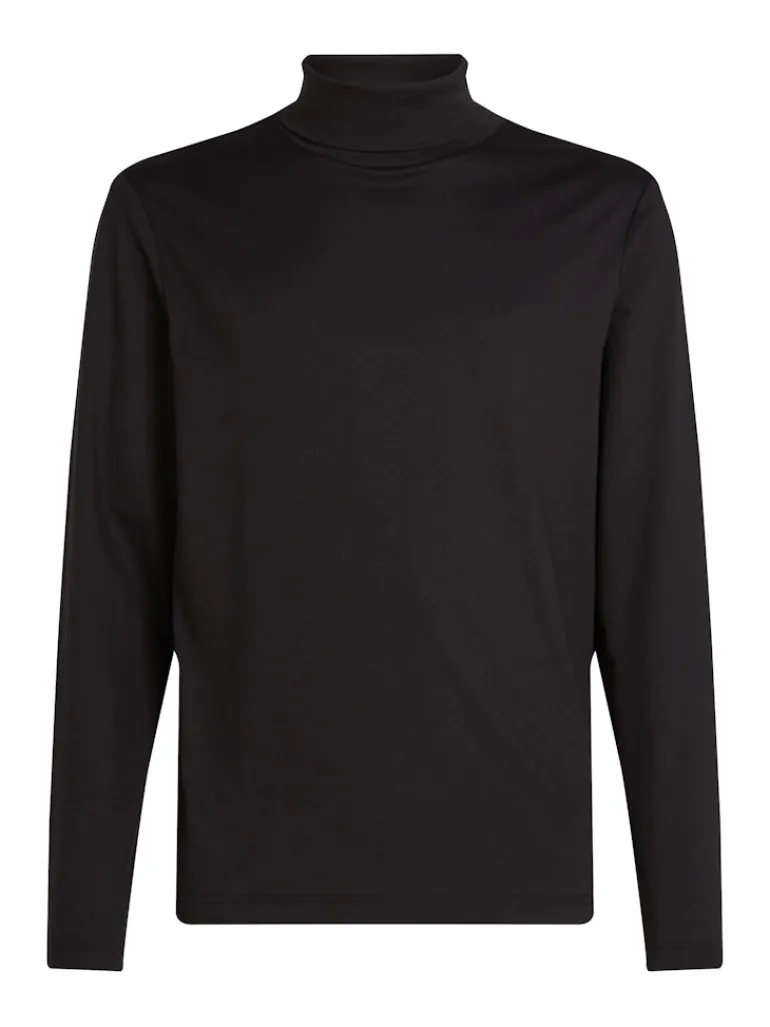 LIQUID TOUCH LS ROLL NECK ck black