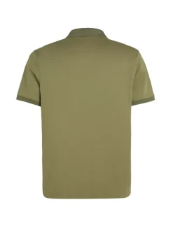 LIQUID TOUCH WELT ZIP POLO delta green